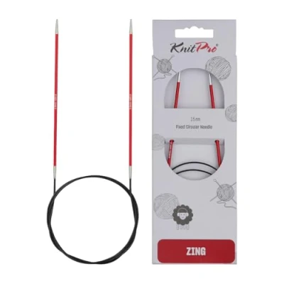 Immagine di MAGLIA PRO 80 cm x 2,5 mm fisso in alluminio maglieria circolare aghi Red Zing