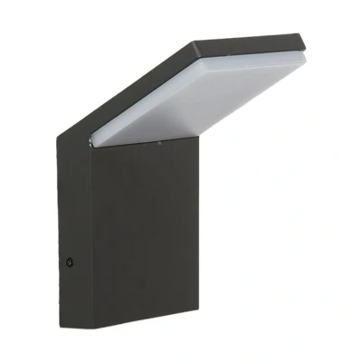 Immagine di applique LED da esterni &#039;Nevio&#039; (Moderno) colore Nero, in Alluminio (1 luce, lampadina inclusa) di Lucande applique, lampada esterni, outdoor per