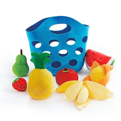 Immagine di Hape E3169 Fruit Basket Soft Food Accessories Suitable for 18 Months And up