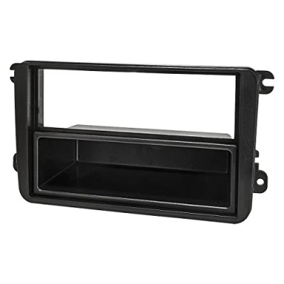 Immagine di tomzz Audio 2457 005 Lunetta radio adatta per vw Golf 5 6 v vI Plus, Touran, Passat 3c, Caddy, eos, Skoda Octavia, nero