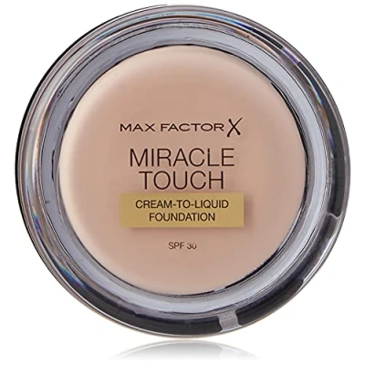 Immagine di Max Factor Fondotinta Miracle Touch, formula nuova e migliorata, SPF 30 acido ialuronico, avorio rosa