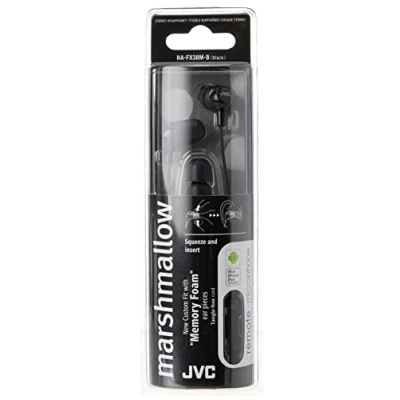 Immagine di JVC HA FX38M B E, Auricolari In Ear con telecomando e microfono, Nero