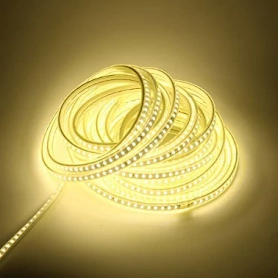 Immagine di pcning striscia LED 5 Metri 220V, SMD 5730 120 LED/m, IP67 impermeabile, 5M luci bianche, per scale da soffitto, cucina, di bianco (Bianco, 5)