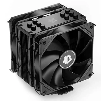 Immagine di ID COOLING SE 225 XT ventola di raffreddamento per CPU AM4, 5 heatpipes Air Cooler 2 x 120 mm, push pull PWM ad aria Intel/AMD