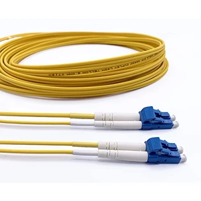 Immagine di Elfcam Cavo Fibra Ottica LC/UPC per OS2 Monomodale Duplex 9/125um LSZH, 15M