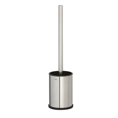Immagine di Tiger Colar Scopino e Portascopino da WC Indipendente, Acciaio (Inox Lucidato), 9.3 x 38.4 cm
