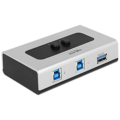 Immagine di DELOCK SWITCH BIDIRECCIONAL MANUAL USB 3.0 DE 2 PUERTOS