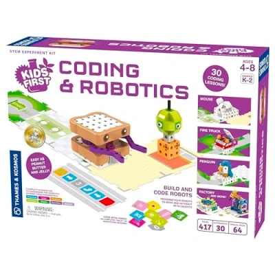 Immagine di Thames &amp; Kosmos , 567012, Coding Robotics, STEM Experiment Kit, 30 Experiments, Build And Code Robots, Ages 4 8