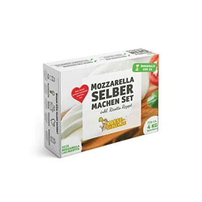 Immagine di kaese selber.de Formaggio Fai da Te Starter Set Mozzarella e Ricotta, Bianco, sofort startklar
