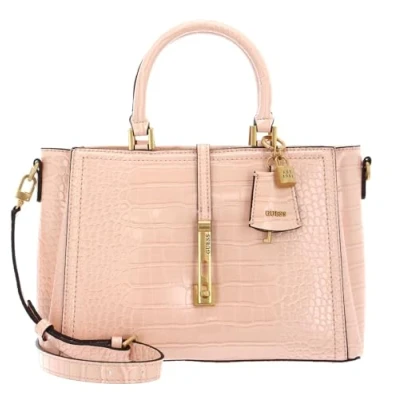Immagine di Guess James Friend Satchel Borsa a mano, Donna, Taglia: One Size, Apricot cream