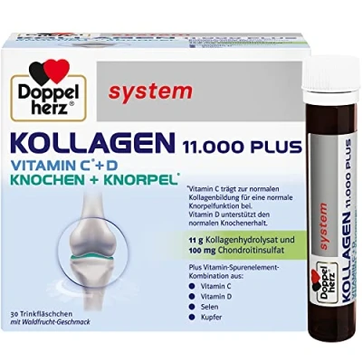 Immagine di Doppelherz Kollagen 11000 Plus Collagene in fiale, 30 x 25 ml