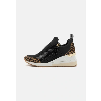 Immagine di Michael Kors Willis Wedge Trainer Sneakers basse husk/multicoloured, Donna, Taglia: 40, Husk/multi coloured Tessuto