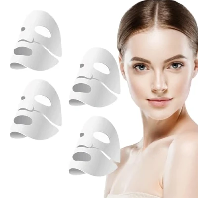 Immagine di WAWJ Maschera Profonda Reale del bio Collagene, Pellicola D&#039;inversione Volume Collagene Sbuccia la Maschera, Pellicole pure (4 pcs)