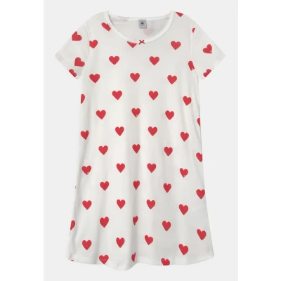 Immagine di Petit Bateau Heart Camicia da notte per bambini, Taglia: 140, Marshmallow/terkuit