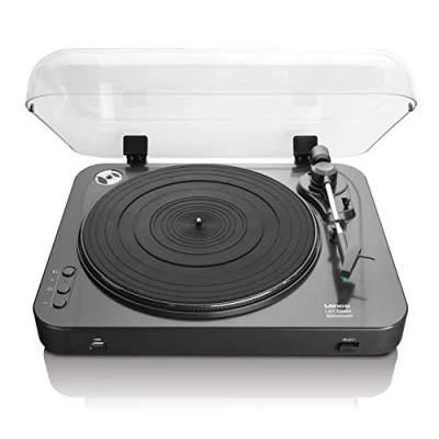 Immagine di Lenco LBT 120 Giradischi USB Trasmissione a cinghia Nero