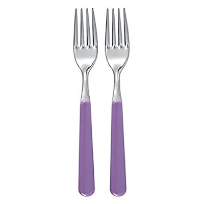 Immagine di Excelsa Set Forchette in Acciaio Inox, Lilla, 2 Pezzi