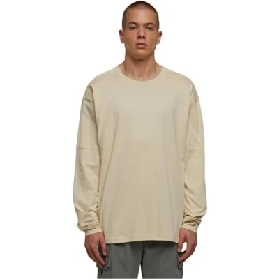 Immagine di Urban Classics Raglan BACK Longsleeve Maglietta a manica lunga, Uomo, Taglia: Medium, Sand