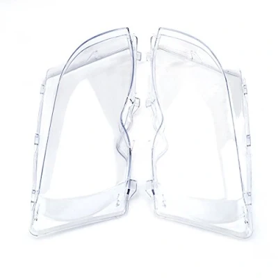 Immagine di 1 Paio di Copriobiettivo Faro, Faro Anteriore Auto, 63126924043, 63126924044 per E46 4 porte 320i/325i/325xi/330i/330xi 2002 2005, Trasparente Sinistro Destro