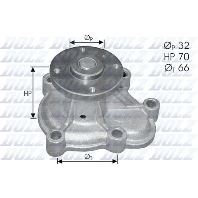 Immagine di DOLZ O130 Pompa acqua OPEL: Corsa B Hatchback, A TR, Kadett E Caravan