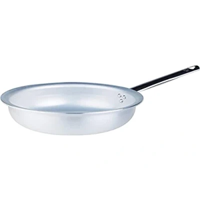 Immagine di Pentole Agnelli ALMA111BM32 Padella per Mantecare, Alluminio, Argento, 32 cm