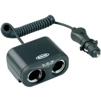 Immagine di Ring Automotive RMS2 Presa Accendisigari Doppia con Tester