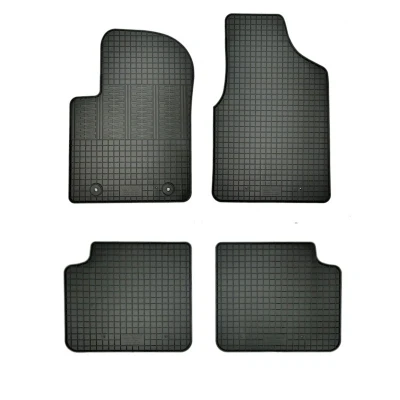 Immagine di AutoStyle CK RFO04 Set tappetino Gomma piena anteriore e posteriore 4 nero FORD: KA Hatchback, KA+ Hatchback