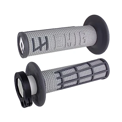 Immagine di Manopole ODI EMIG 2.0 V2 LOCK ON ROSSO/BIANCO