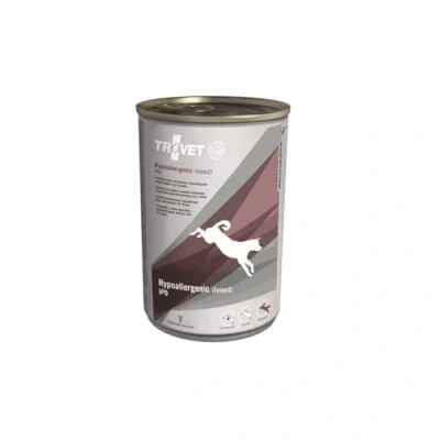 Immagine di Trovet Hypoallergenic (Insect) IPD 6 x 400 g Alimento dietetico completo per cani Con intolleranze alimentari In caso di allergie o patate