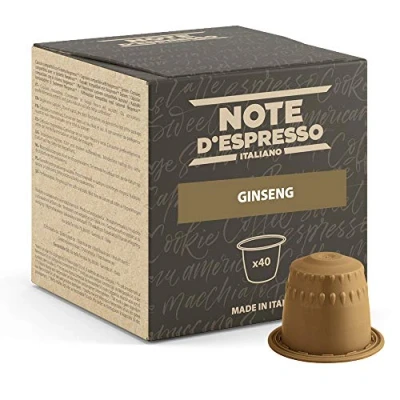 Immagine di Note D&#039;Espresso, Ginseng, Capsule Compatibili Soltanto con sistema NESPRESSO*, 40 caps