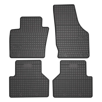Immagine di FROGUM 0733 Set tappetino Gomma anteriore e posteriore 4 nero Su misura AUDI: Q3