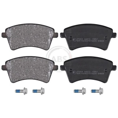 Immagine di A.B.S. 37664 Kit pastiglie freno senza sensore usura integrato RENAULT: Kangoo II / Grand Kangoo, Express, Be Bop