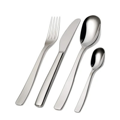 Immagine di Alessi Cutlery Set Knifeforkspoon AJM22S24M Monoblock 24 Piece by Jasper Morrison