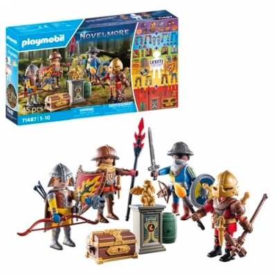 Immagine di PLAYMOBIL Novelmore 71487 My Figures: Cavalieri, Cavalieri di e Burnham, Figure Personalizzabili, Giochi Ruolo Divertenti, Giocattolo Realistico per Bambini dai 5 Anni in su
