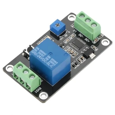 Immagine di Relè temporizzato DC 5 V/12 V/24 V Modulo di Temporizzazione Ritardo On/Off Temporizzatore (DC24V)