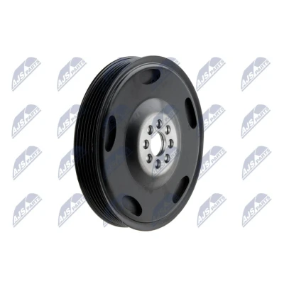 Immagine di NTY RKP AU 002 Puleggia Albero Motore 6PK 167mm AUDI: A6 C6 Avant, Sedan, Q5, FORD: FIESTA 5, Focus Mk1 Hatchback, Fusion Station Wagon