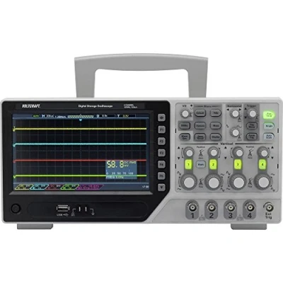 Immagine di VOLTCRAFT DSO 1104E Oscilloscopio digitale 100 MHz 4 canali 1 Gsa/s 64 kpts 8 Bit Memoria (DSO) pz.