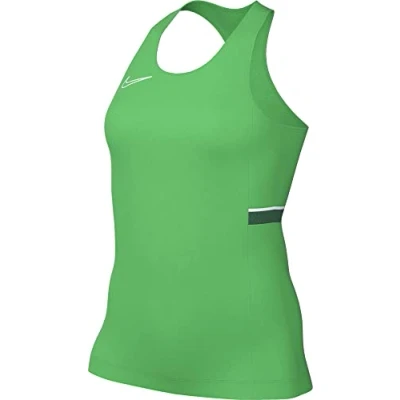 Immagine di Nike, Dri Fit Academy, Top di Calcio Senza Maniche, Lt Verde Spark/Bianco/Pino Verde/Bianco, L, Donna