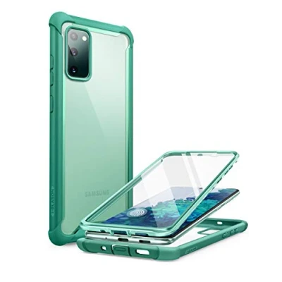 Immagine di i Blason Ares Series Custodia protettiva per Samsung Galaxy S20 FE 5G (2020), a doppio strato, colore: Verde menta