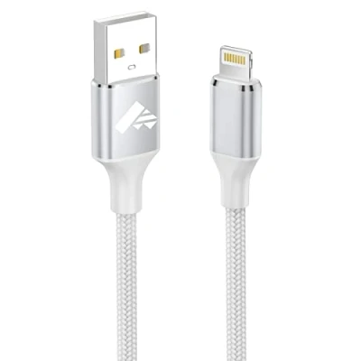 Immagine di Aioneus Cavo iPhone 1M Ricarica Filo Caricatore Carica Rapida Certificato MFi Lungo Lightning USB Caricabatterie Cavetto per 11 12 13 14 Pro Max Plus Mini XS XR X 8 7 6 SE iPad