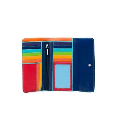 Immagine di mywalit Portafoglio donna in pelle Tri fold Zip Wallet 269 4 Black Pace