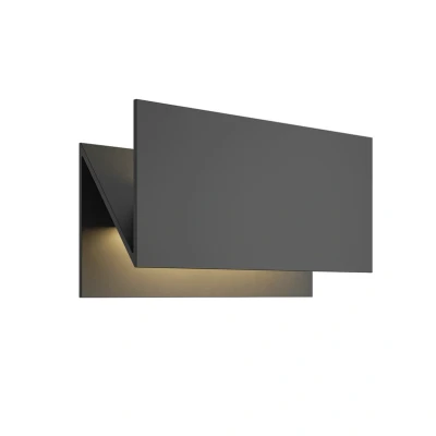 Immagine di applique LED da esterni &#039;Meja&#039; (Moderno) colore Nero, in Alluminio (1 luce, lampadina inclusa) di Lucande applique, lampada esterni, outdoor per