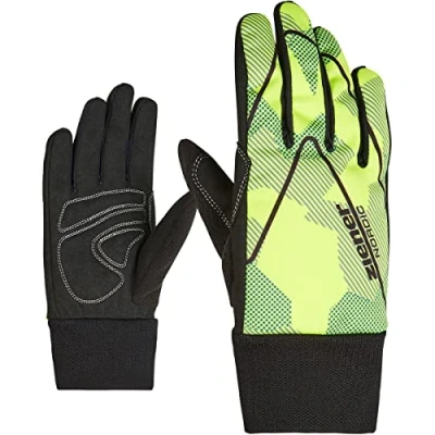 Immagine di Ziener Unico Junior Glove, Guanti per Sci di Fondo, Nordic e Crosscountry, Antivento, Traspiranti, Soft Shell Bambini, Mimetico, M