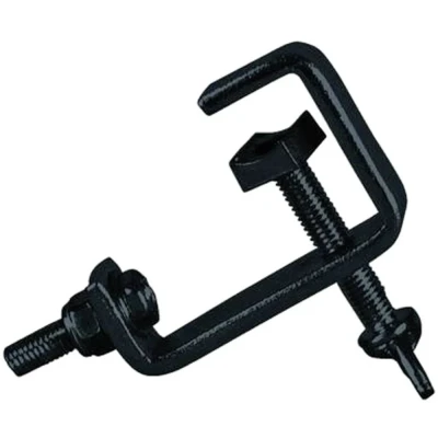 Immagine di Eurolite TH 25S Haken für 25 mm Rohr schwarz Gancio Adatto per (Accessori effetti luminosi): Traversa (L x L A) 2.5 8.5 7.5 cm