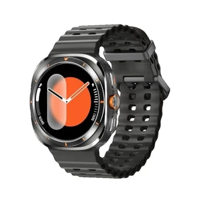 Immagine di XINDADA 2024 New S7 JS Watch 7 Ultra 1:1 47mm Smartwatch AMOLED Screen Bluetooth Call IP68 Waterproof Mens Smart for Android iOS (Black)