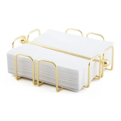 Immagine di simplywire Portatovaglioli/salviette con barra di fermo Oro chiaro