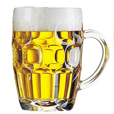 Immagine di Arcoroc Confezione 3 Calici Birra con Manico 56 cl Linea Britannia Mug Calice Classico Boccale Giarra
