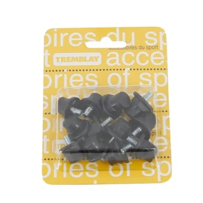 Immagine di Tremblay nylon 13/16 tacchetti/12 Ramponi calcio nero taglia 13 16