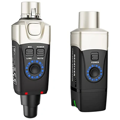 Immagine di Xvive U3 Sistema Microfono Wireless, 2.4G XLR Wireless Trasmettitore e Ricevitore per Dinamico, Mixer Audio PA