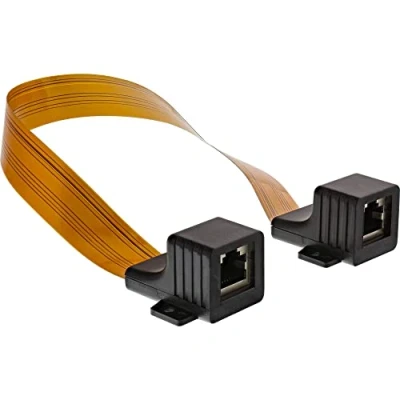 Immagine di InLine 69991I Cavo patch per finestra, 2 prese RJ45, non schermato, 0,3 m