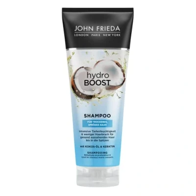 Immagine di John Frieda Hydro Boost Shampoo Contenuto: 250 ml Tipo di capelli: secchi, fragili Intensa idratazione profonda